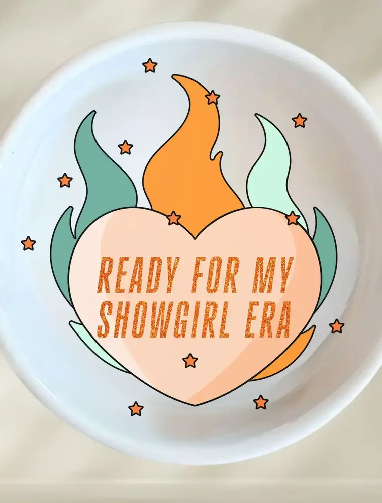 nearly june Ready for my Showgirl Era Trinket Dish