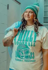 The Clandestine Underground 90's Philadelphia Football Oversized Vintage Tee The Clandestine Underground 90's Philadelphia Football Oversized Vintage Tee