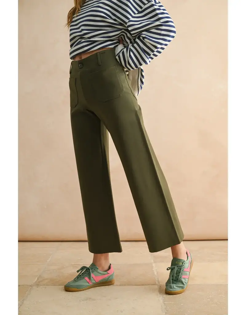 miou muse Patch Pocket Ponte Pants