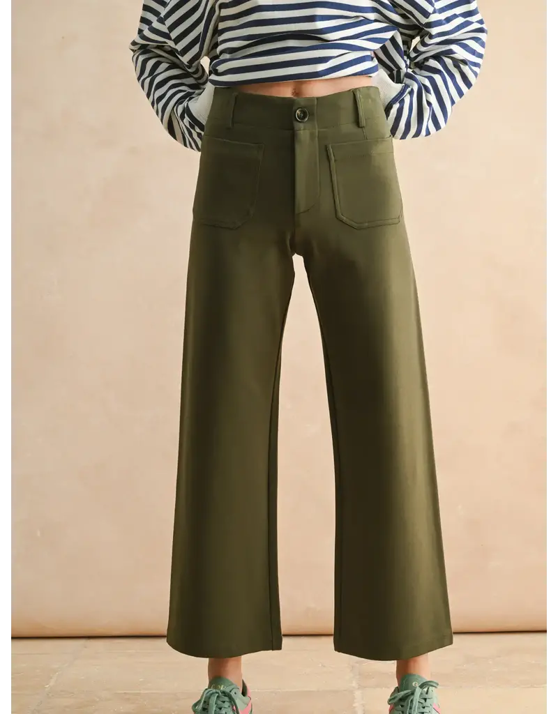 miou muse Patch Pocket Ponte Pants