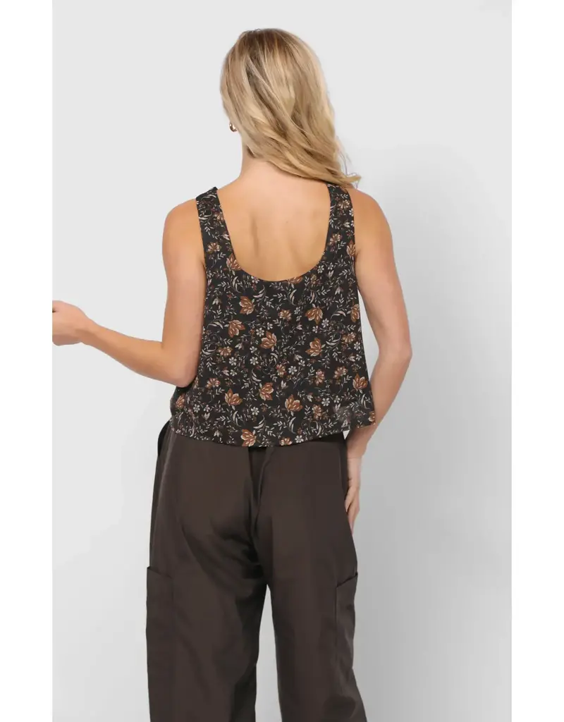 Sadie & Sage Timeless Cowlneck Sleeveless Top