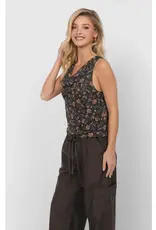 Sadie & Sage Timeless Cowlneck Sleeveless Top