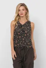 Sadie & Sage Timeless Cowlneck Sleeveless Top