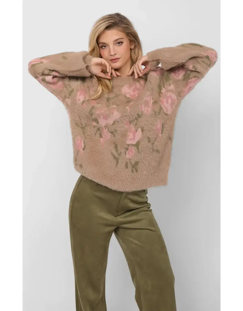 Sadie & Sage Camila Eyelash Yarn Sweater
