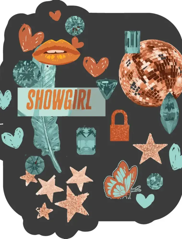Girl Tribe Co. Showgirl Collage Sticker
