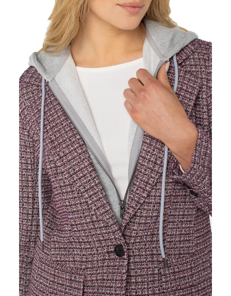 Liverpool Boyfriend Blazer with Zip Out Hood