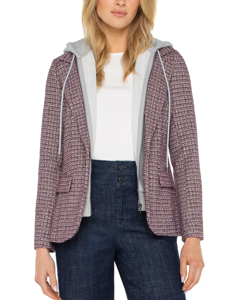 Liverpool Boyfriend Blazer with Zip Out Hood
