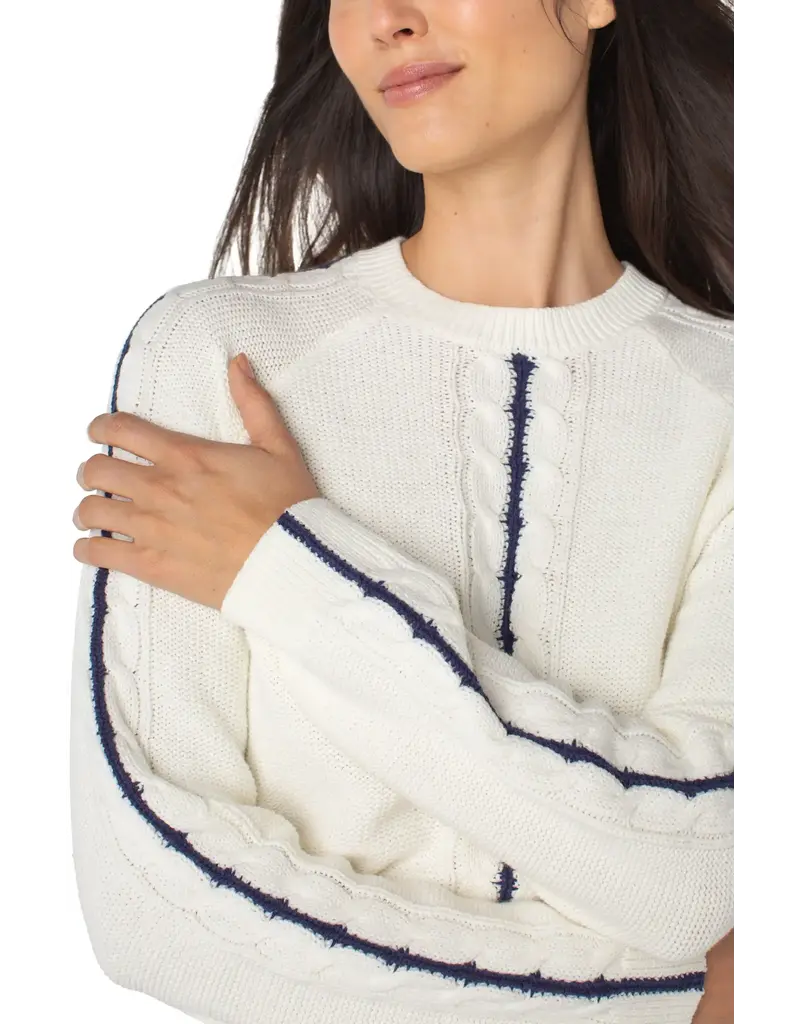 Liverpool Long Sleeve Crew Neck Raglan Sweater