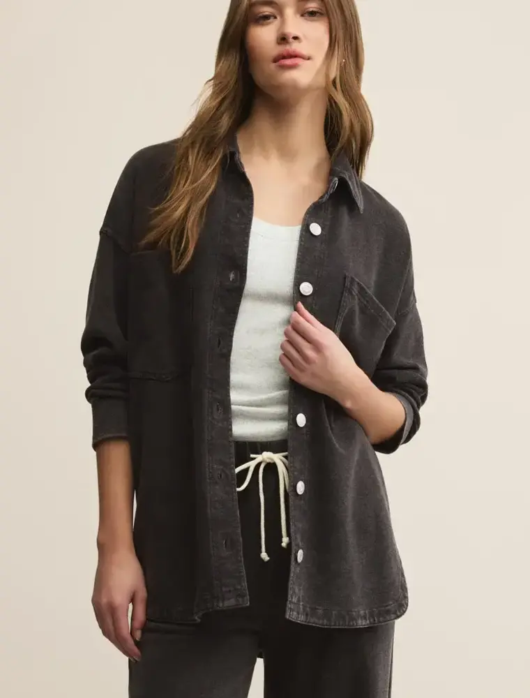 Z Supply All Day Knit Denim Jacket