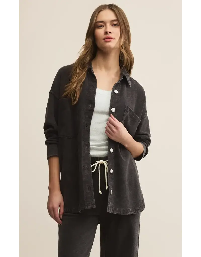 Z Supply All Day Knit Denim Jacket