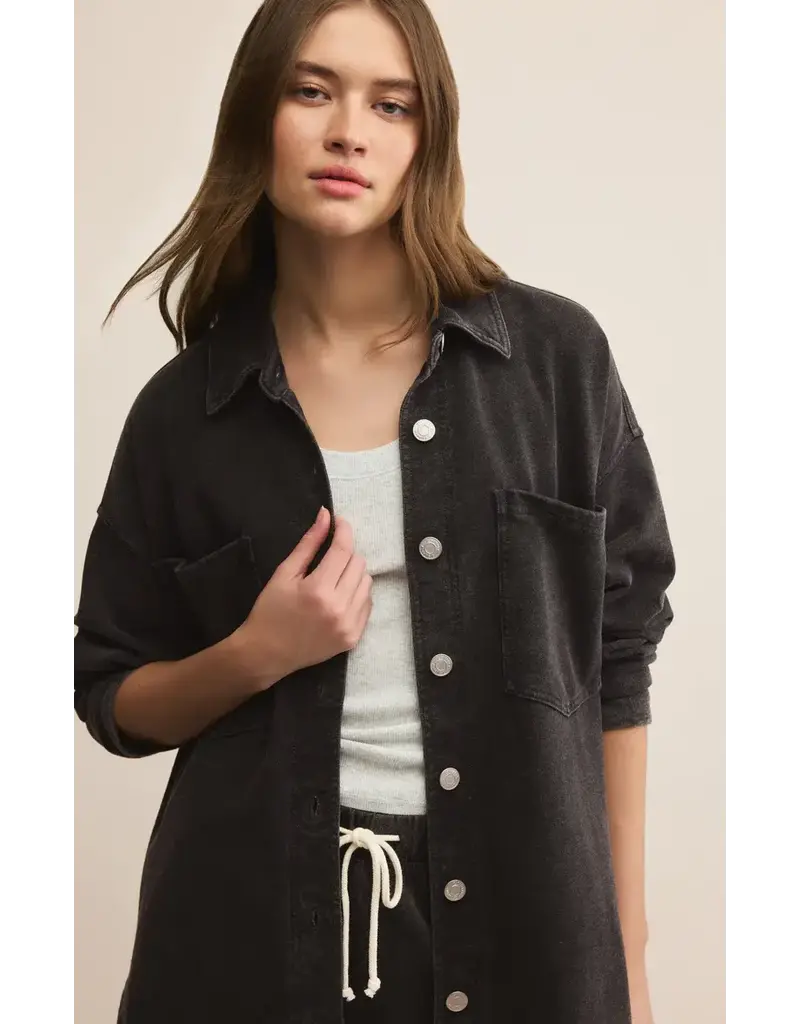 Z Supply All Day Knit Denim Jacket