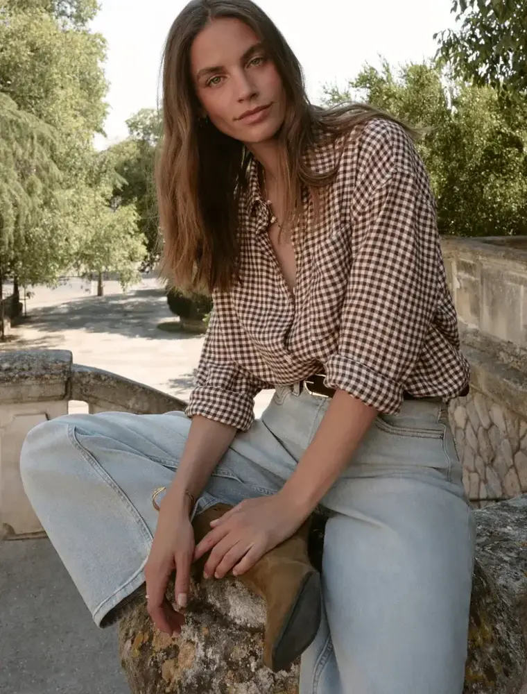 Z Supply River Plaid Button up