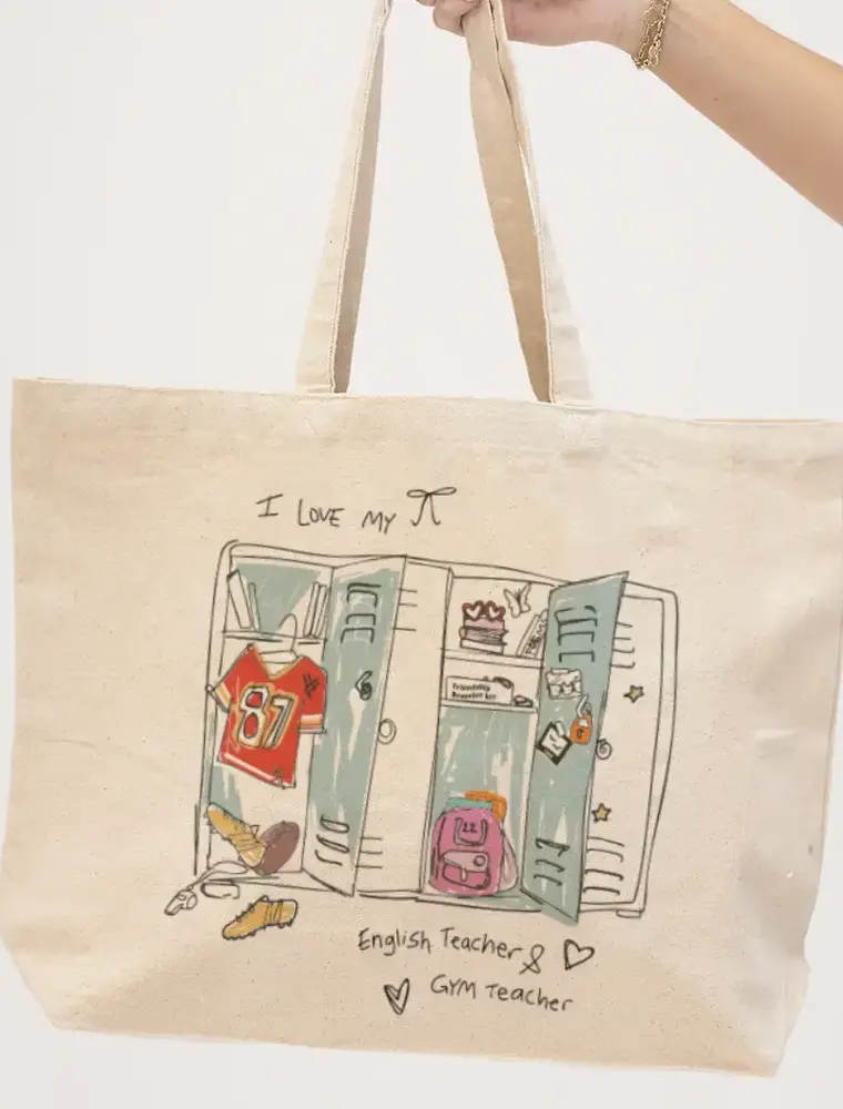 Girl Tribe Co. English & Gym Teacher Tote Bag