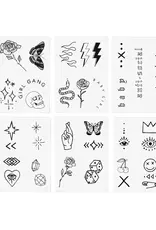 inkd by dani Hand Drawn Temporary Tattoos (bad babe pack)