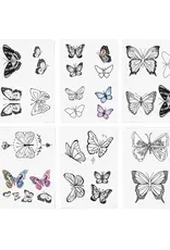 inkd by dani Hand Drawn Temporary Tattoos (butterfly dreams pack)