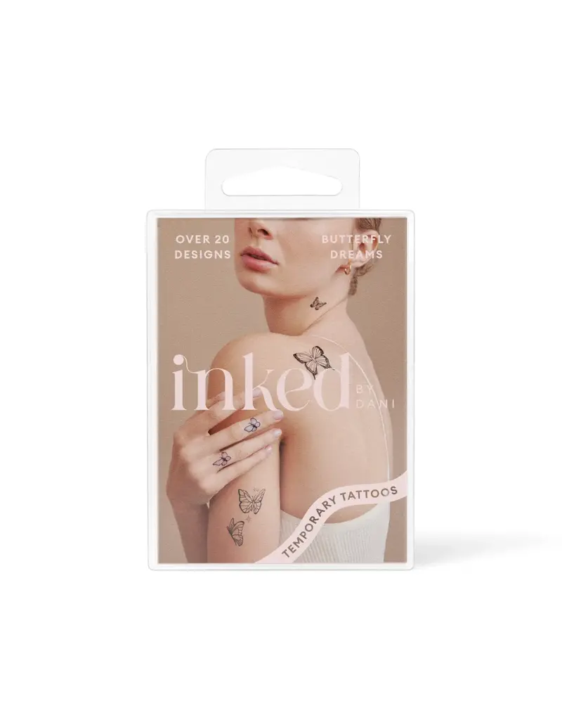 inkd by dani Hand Drawn Temporary Tattoos (butterfly dreams pack)