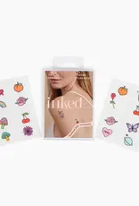 inkd by dani Hand Drawn Temporary Tattoos (retro littles pack)