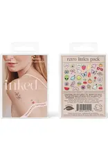 inkd by dani Hand Drawn Temporary Tattoos (retro littles pack)