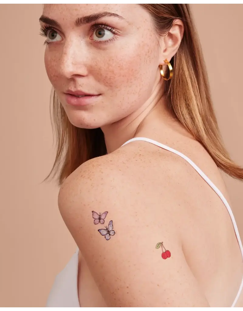 inkd by dani Hand Drawn Temporary Tattoos (retro littles pack)