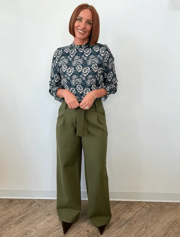 Jo Flower/Strait Laced Lawrence Blouse