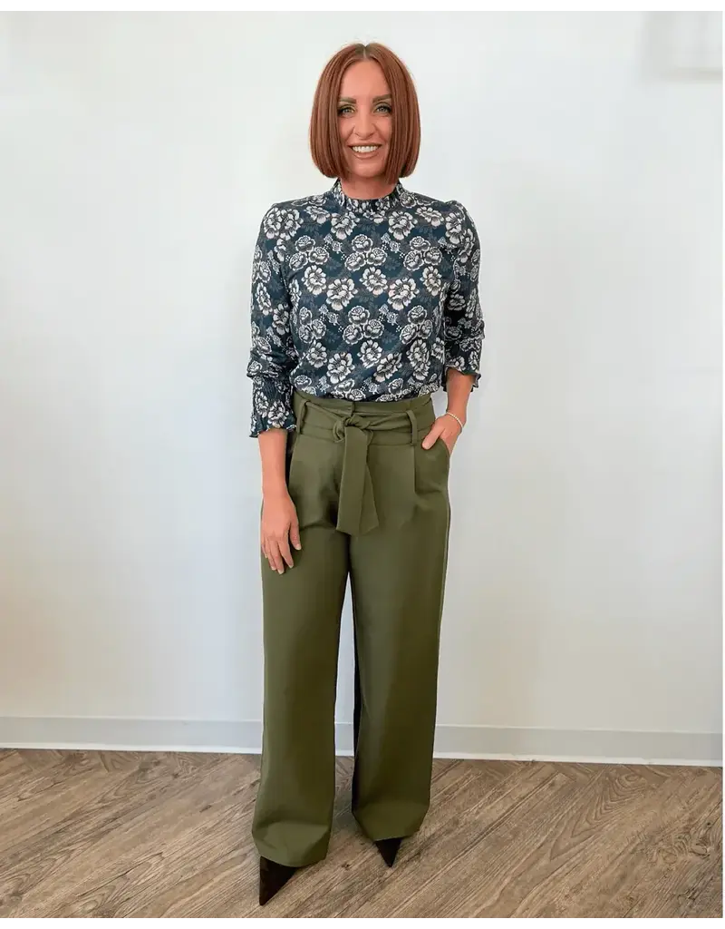 Jo Flower/Strait Laced Lawrence Blouse