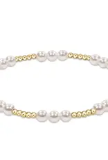 ENEWTON Classic Joy Pattern 4mm Bead Bracelet Pearl