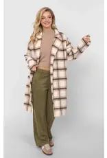 Sadie & Sage Emily Long Open Front Jacket