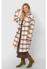 Sadie & Sage Emily Long Open Front Jacket