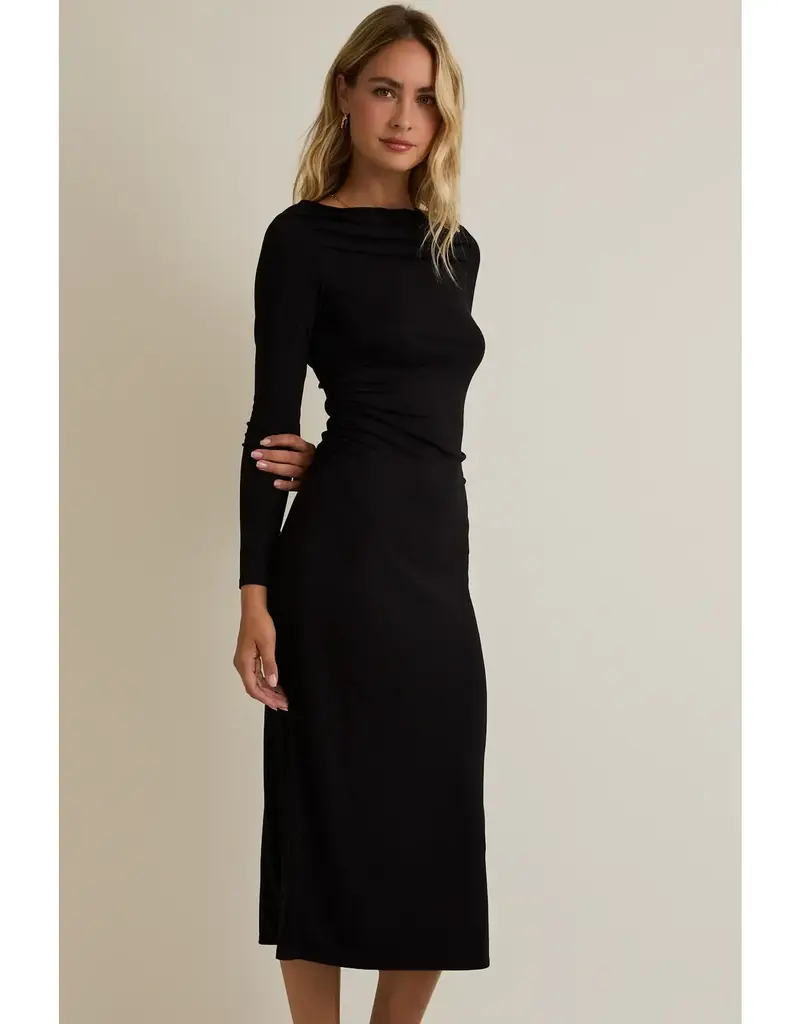 G Clara off the shoulder Ruched Dress