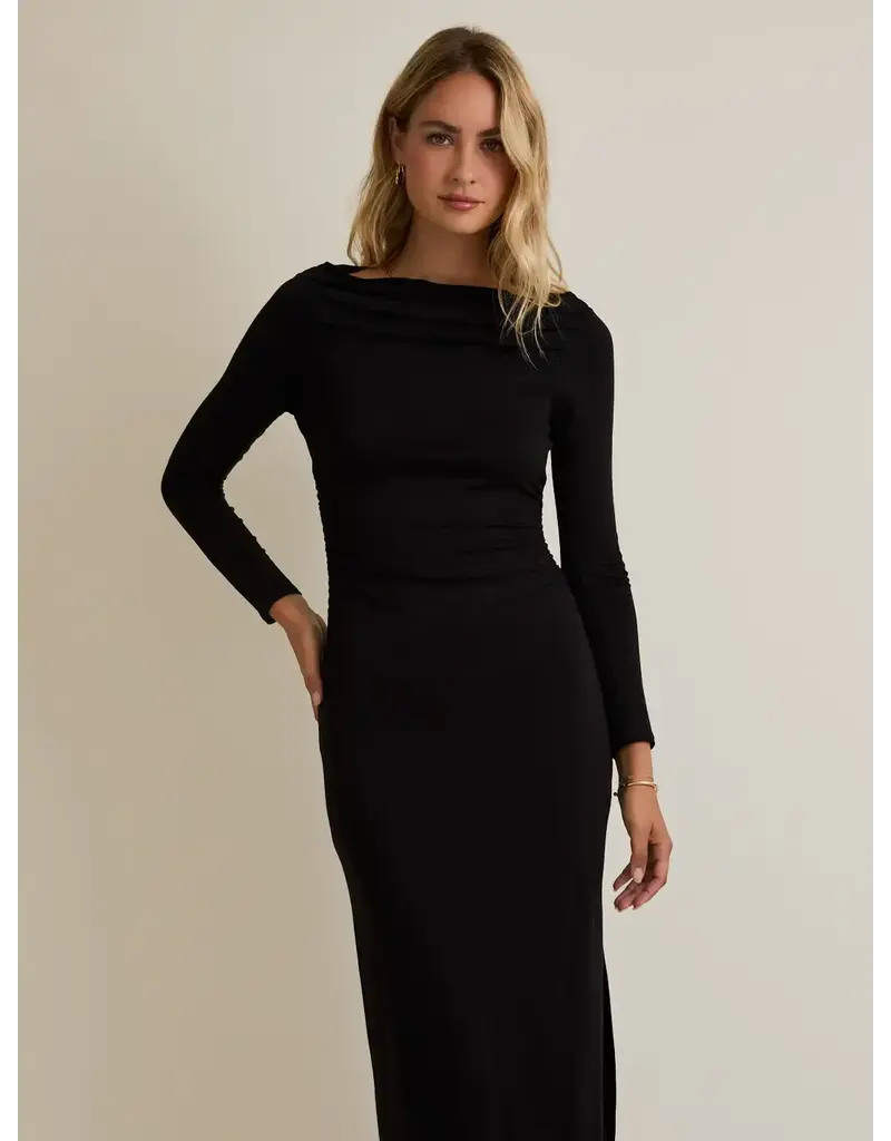 G Clara off the shoulder Ruched Dress