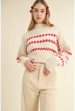 miou muse The Perry Pop of Red Sweater