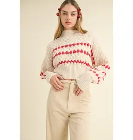 miou muse The Perry Pop of Red Sweater