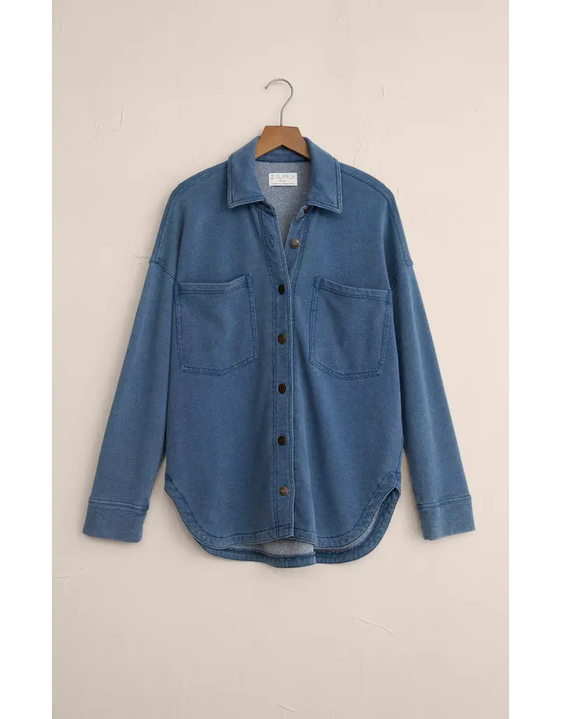 Z Supply All Day Knit Denim Jacket