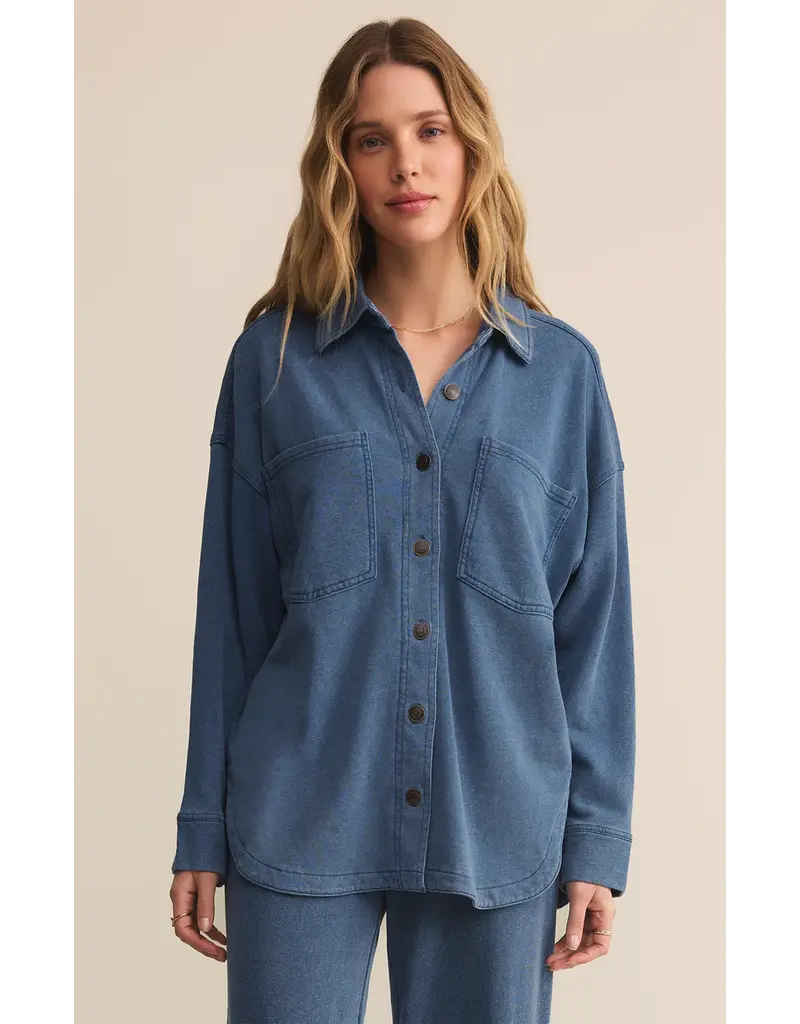 Z Supply All Day Knit Denim Jacket