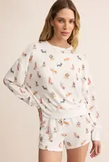 Z Lounge Cozy Pup Long Sleeve Top