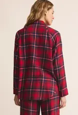 Z Lounge River Plaid Button Up