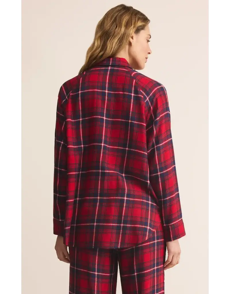 Z Lounge River Plaid Button Up
