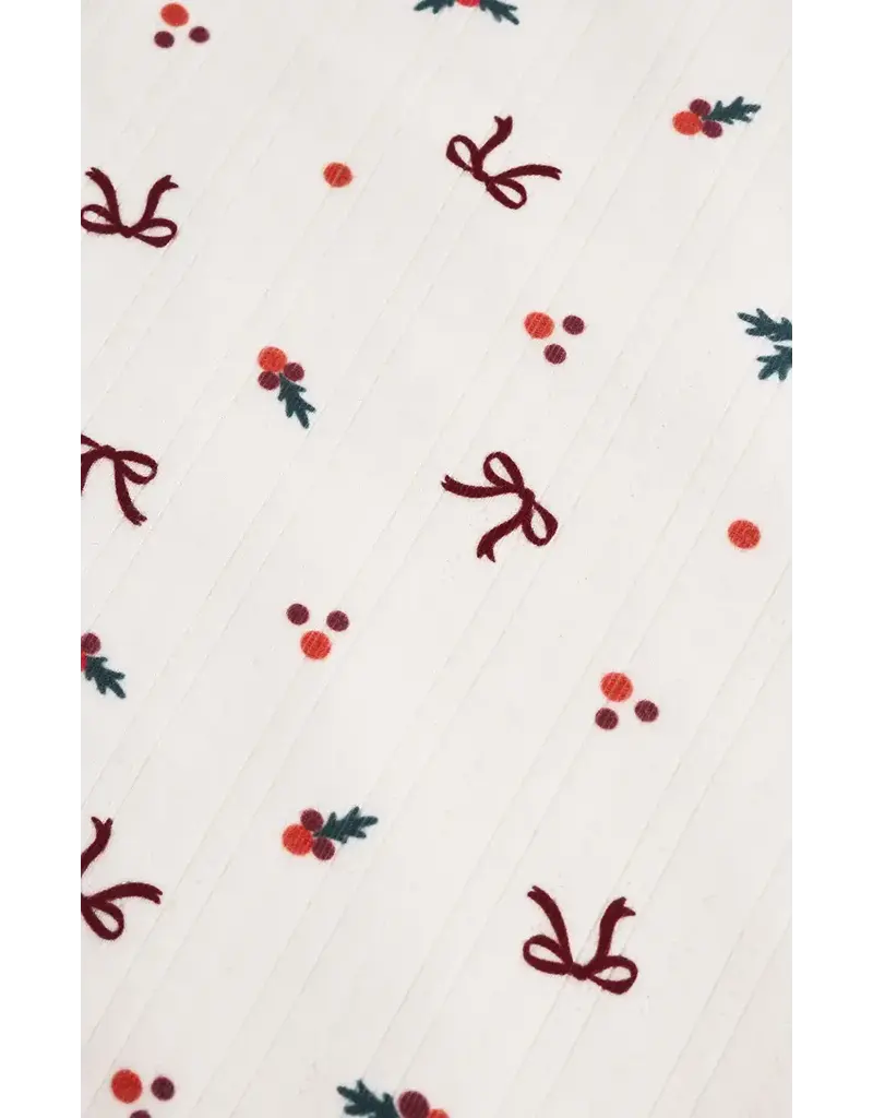 Z Lounge Holly Pointelle Long Sleeve Top