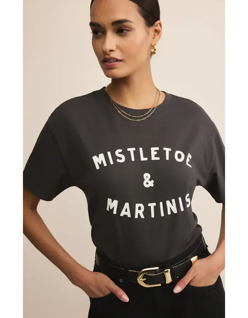 Z Supply Mistletoe Boyfriend Tee