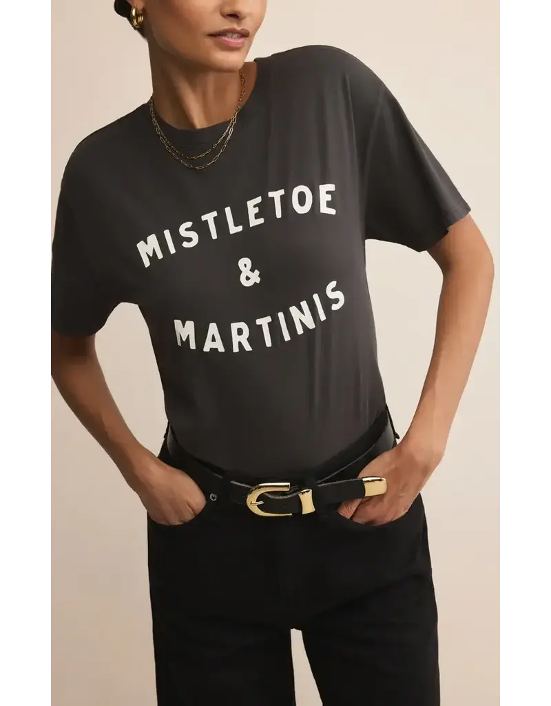 Z Supply Mistletoe Boyfriend Tee