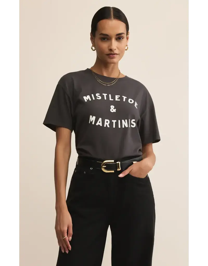 Z Supply Mistletoe Boyfriend Tee