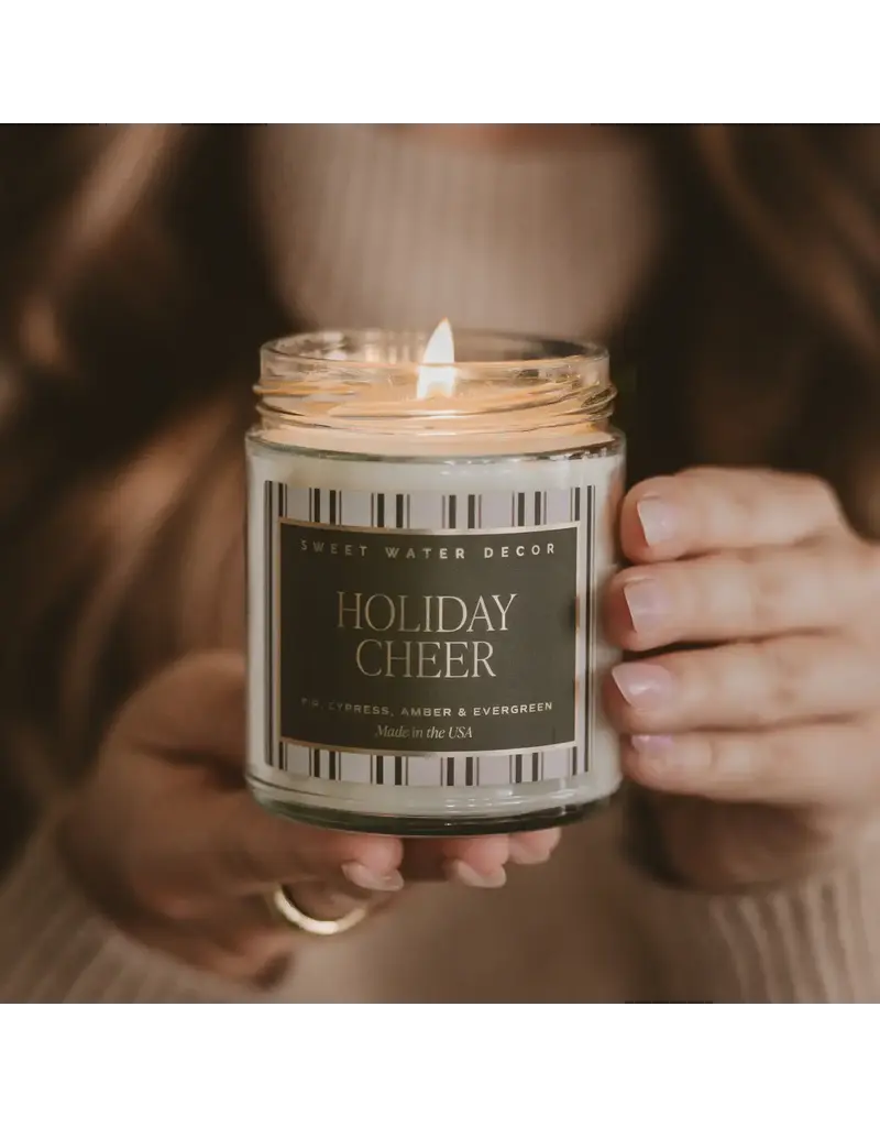 Sweet Water Decor Holiday Cheer 9oz.  Soy Candle