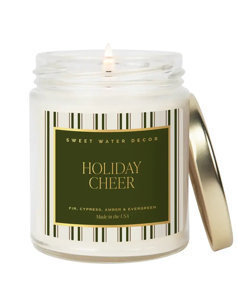 Sweet Water Decor Holiday Cheer 9oz.  Soy Candle