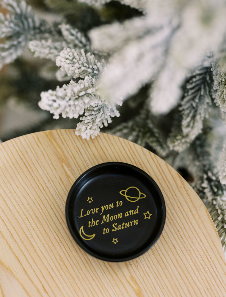 nearly june Love you to the Moon and to Saturn Trinket Dish