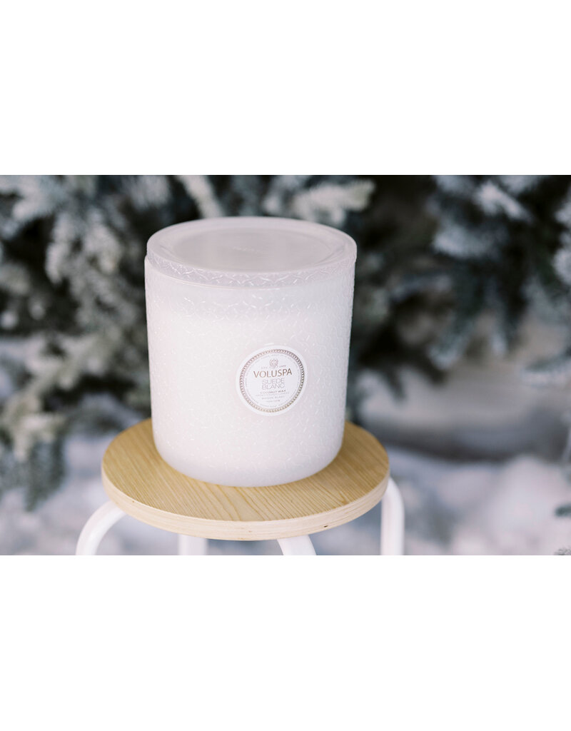 Voluspa Suede Blanc 5W Hearth
