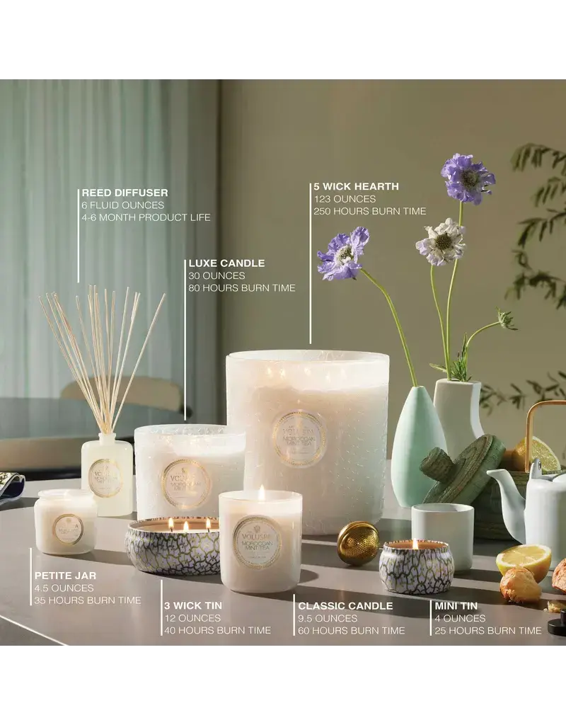 Voluspa Suede Blanc 5W Hearth