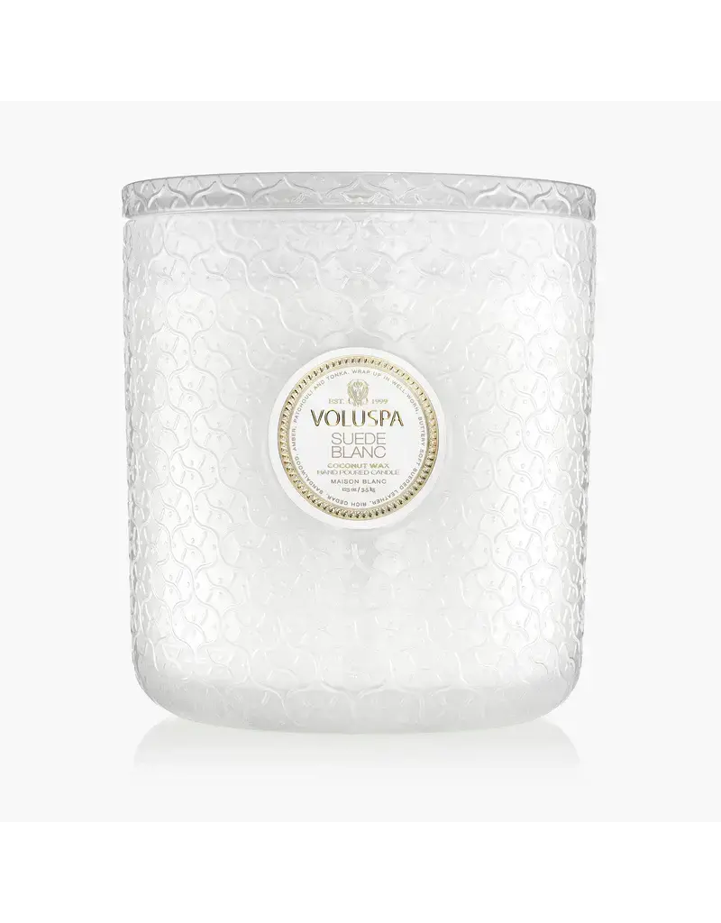 Voluspa Suede Blanc 5W Hearth