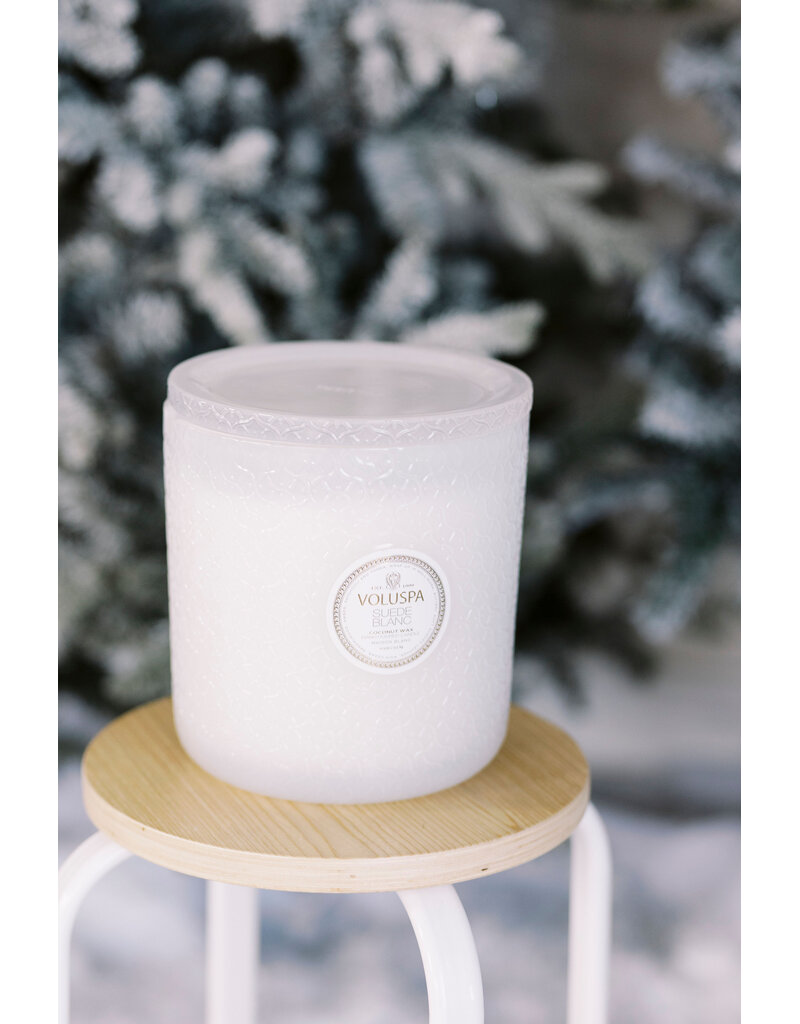 Voluspa Suede Blanc 5W Hearth