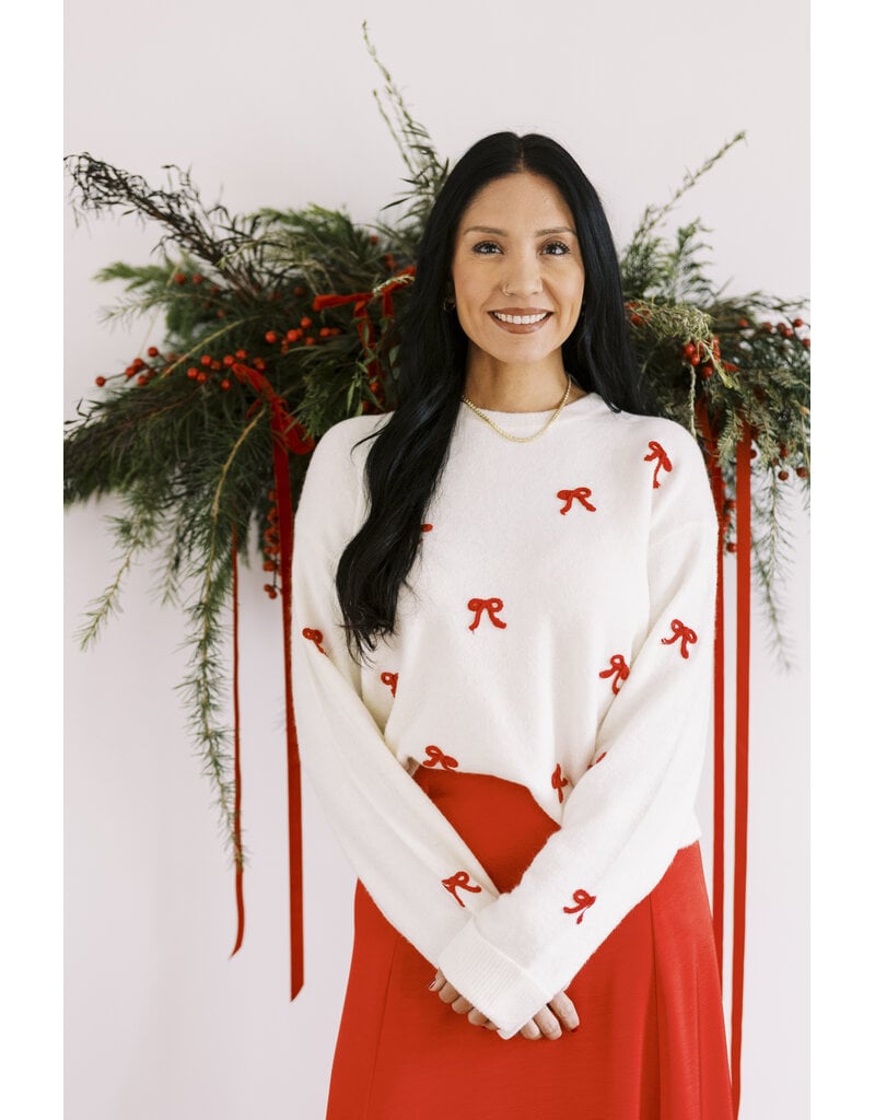 Z Supply Tie Ribbon Sweater