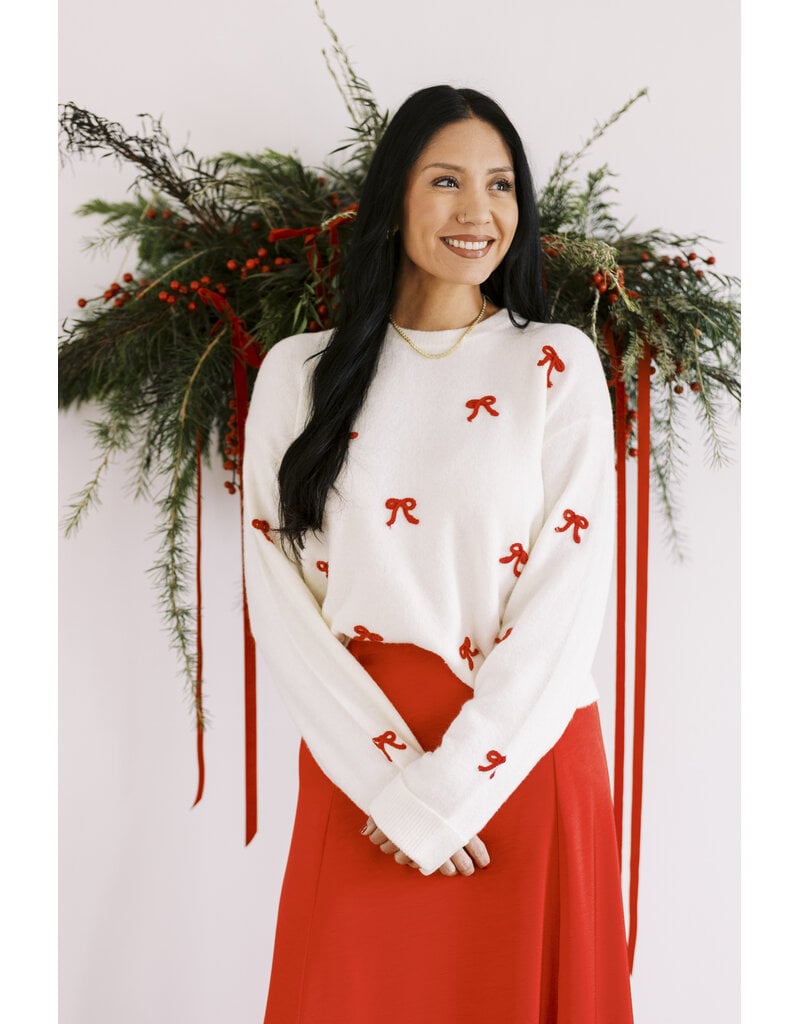 Z Supply Tie Ribbon Sweater